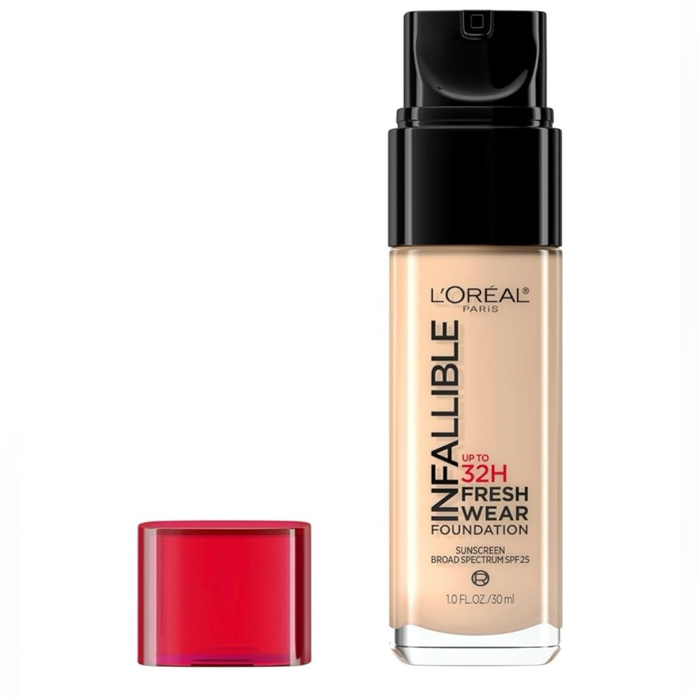 L'Oreal Paris Infallible 24HR Fresh Wear Foundation SPF 25 410 IVORY 1 OZ NEW